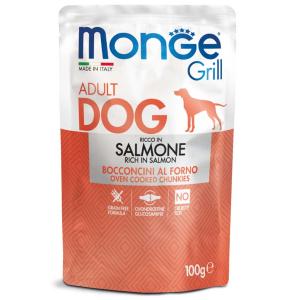 Monge Cane Grill Busta Adulto Salmone 100 Gr