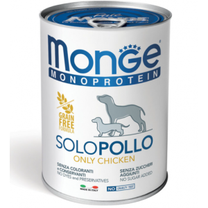 Monge Cane Monoprotein Adulto Solo Pollo 400 Gr