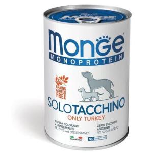Monge Cane Monoprotein Adulto Solo Tacchino 400 Gr