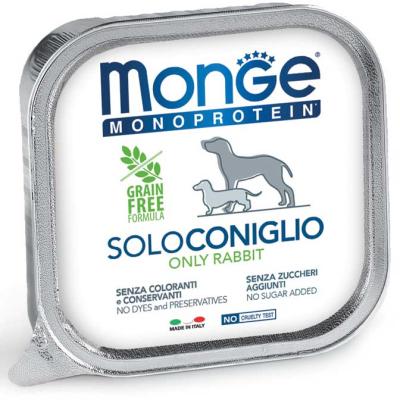 Monge Cane Monoprotein Adulto Solo Coniglio 150 Gr