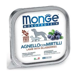 Monge Cane Monoprotein Adulto Agnello & Mirtilli 150 Gr