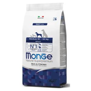 Monge Cane Natural Superpremium Adulto Medium Pollo