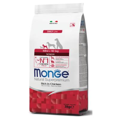 Monge Cane Natural Superpremium Senior Mini Pollo 3 Kg