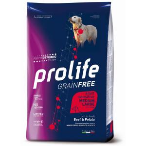 Prolife Cane Grain Free Sensitive Adulto Medium & Large Manzo & Patate