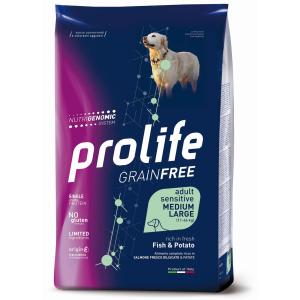 Prolife Cane Grain Free Sensitive Adulto Medium & Large Pesce & Patate