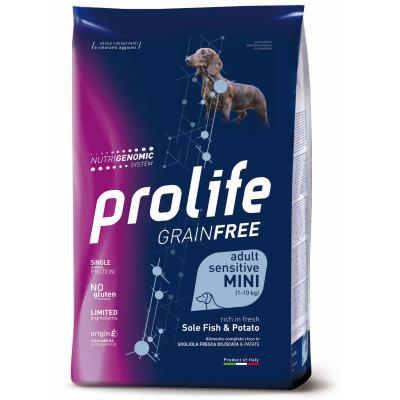 Prolife Cane Grain Free Sensitive Adulto Mini Sogliola & Patate