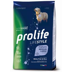 Prolife Cane Lifestyle Mature Medium & Large Pesce Bianco & Riso