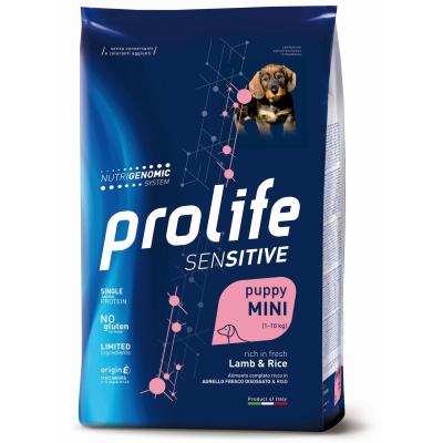 Prolife Cane Sensitive Puppy Mini Agnello & Riso
