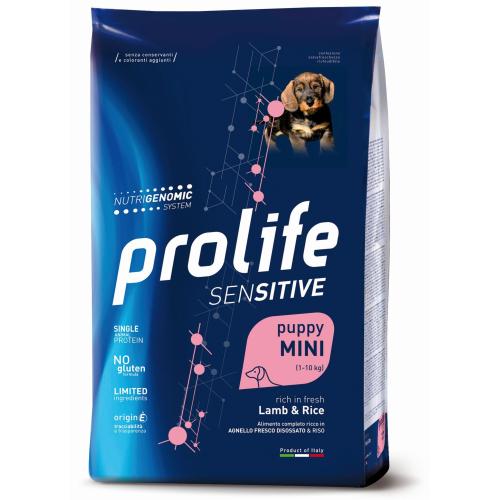 Prolife Cane Sensitive Puppy Mini Agnello & Riso