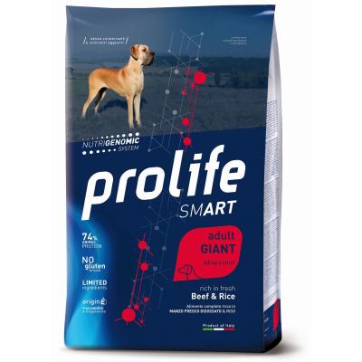 Prolife Cane Smart Adulto Giant Manzo & Riso 12 Kg