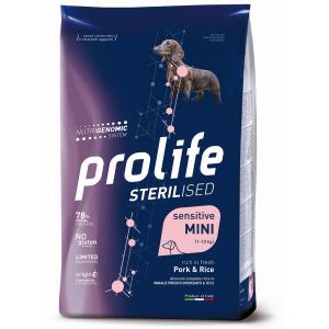 Prolife Cane Sterilised Sensitive Mini Maiale & Riso