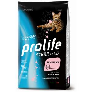 Prolife Gatto Sterilised Sensitive Adulto Maiale & Riso