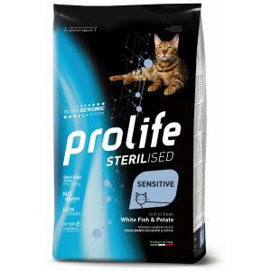 Prolife Gatto Sterilised Sensitive Adulto Pesce Bianco & Patate