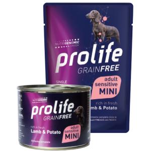 Prolife Cane Grain Free Sensitive Adulto Mini Agnello & Patate