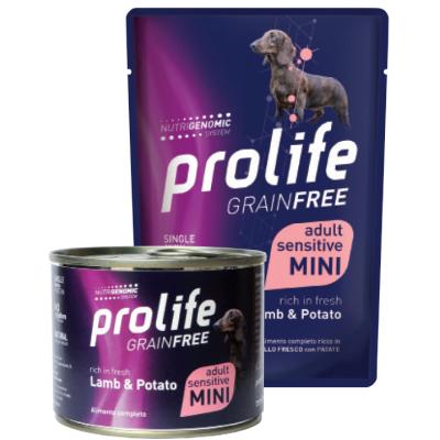 Prolife Cane Grain Free Sensitive Adulto Mini Agnello & Patate