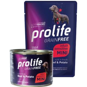Prolife Cane Grain Free Sensitive Adulto Mini Manzo & Patate