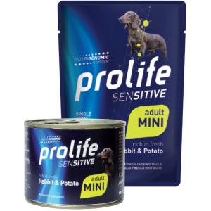 Prolife Cane Sensitive Adulto Mini Coniglio & Patate
