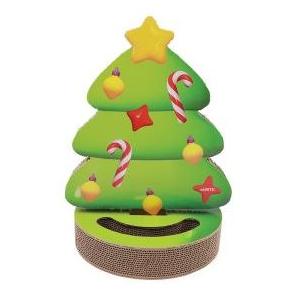 M-Pets Gioco Per Gatti Natalizio Tiragraffi In Cartone "Albero Di Natale" 2