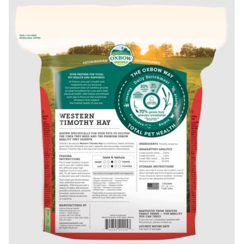 Oxbow Fieno Western Timothy Hay