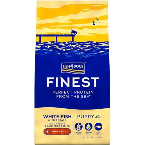 Fish4Dogs Puppy finest white fish small 12kg