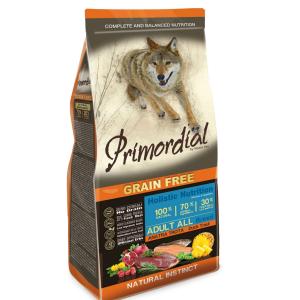 Primordial cane adulto all breeds grain free anatra & torta