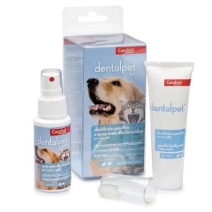 Dentalpet Kit Spray + Dentifricio alla clorexidina