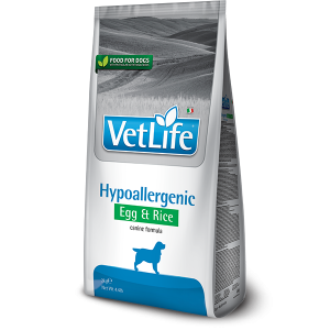 Farmina Cane Vetlife Hypoallergenic Egg & Rise