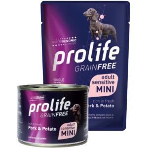 Prolife Cane Umido Grain Free Sensitive Maiale e Patate