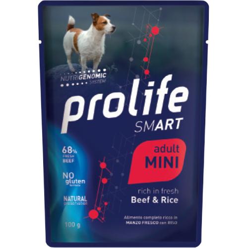 Prolife Cane Smart Adulto Mini Manzo e Riso Busta 100 Gr prodotto