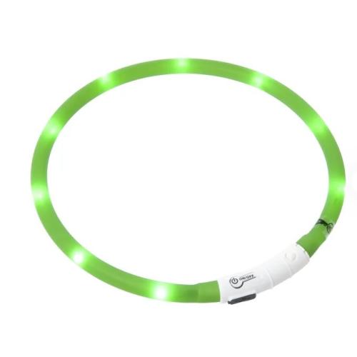 Flamingo Collare Led Cane Verde