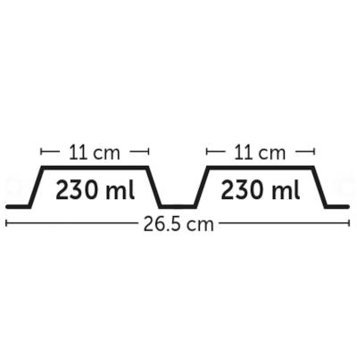 Flamingo Ciotola Doppia 2 x 230 ml