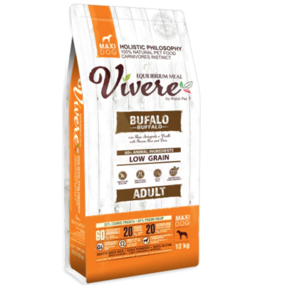 Vivere Cane Adulto Low Grain Maxi Bufalo 12kg