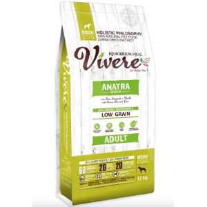 Vivere Cane Adulto Low Grain Medium Anatra 3kg 2
