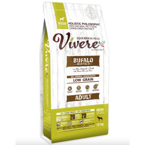 Vivere Cane Adulto Low Grain Medium Bufalo 3kg 2