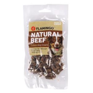 Flamingo Snack Per Cane Cubetti Naturali Manzo 80 Gr