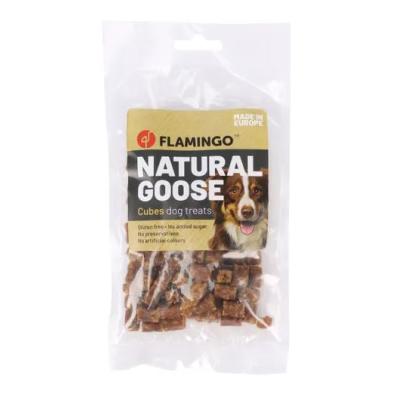 Flamingo Snack Per Cane Cubetti Naturali Oca 80 Gr