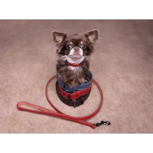 Flamingo Collare Per Cane In Pelle Rosso Denver 2