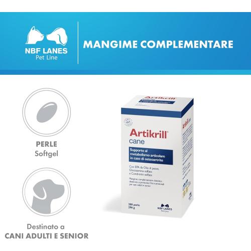 Artikrill Cane alimento complementare
