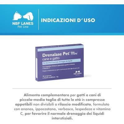 Drenalase Pet Mini utilizzo