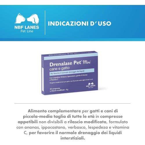 Drenalase Pet Mini utilizzo