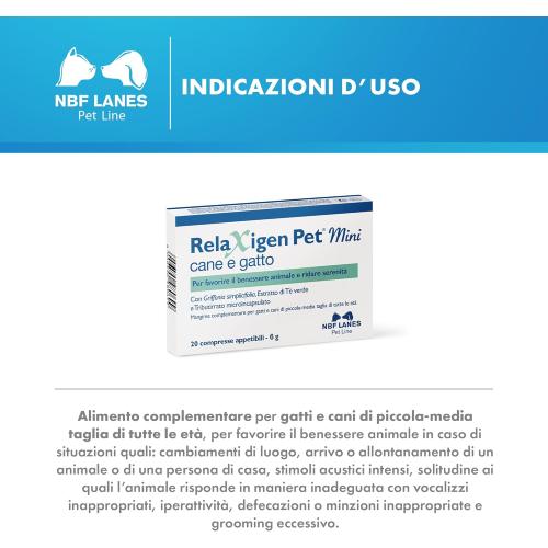 Relaxigen Pet Mini utilizzo