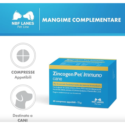 compresse appetibili zincogen immuno cane
