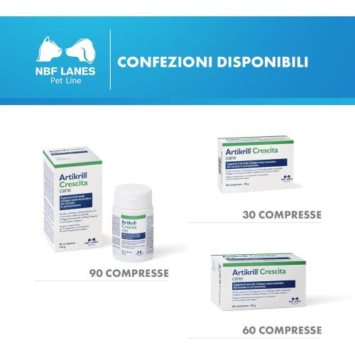 Artikrill Crescita Cane compresse