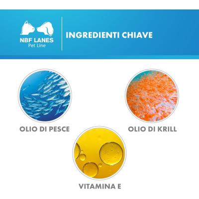 Krill Omega Pet Recovery gatto cane