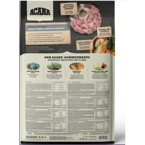 retro Acana Cane Adulto Small Breed 2 Kg