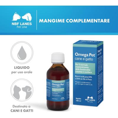 Omega Pet Liquido gatto e cane
