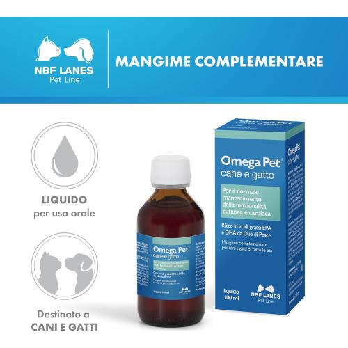 Omega Pet Liquido gatto e cane
