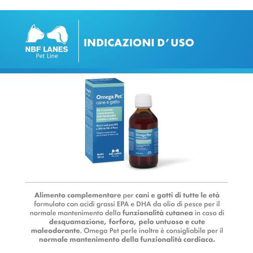 Omega Pet Liquido cane e gatto