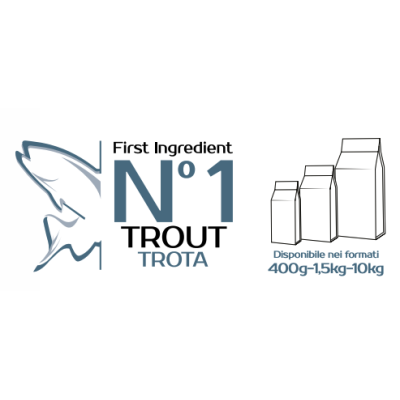 Monge Gatto Natural Superpremium  Adulto Sterilizzato Trota primo ingrediente