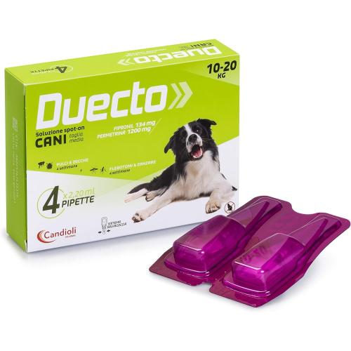 Duecto Cane Spot-On Cf.(4 Pipette) 10-20 Kg